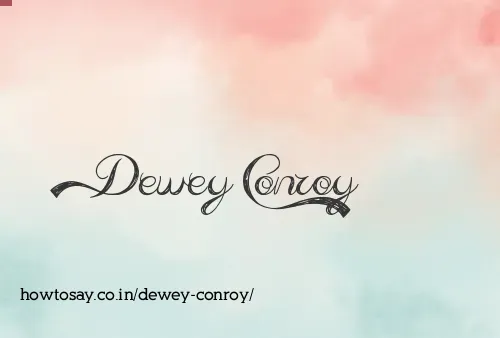 Dewey Conroy