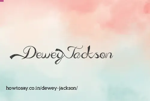 Dewey Jackson