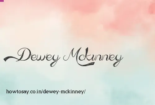 Dewey Mckinney