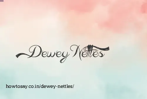 Dewey Nettles