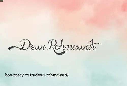 Dewi Rohmawati