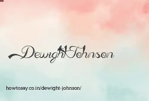 Dewight Johnson