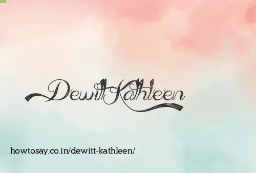 Dewitt Kathleen