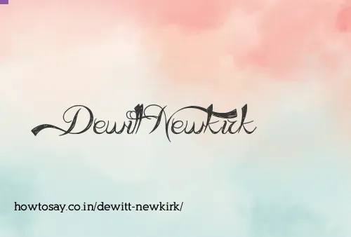 Dewitt Newkirk