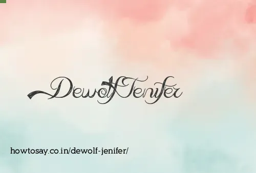 Dewolf Jenifer