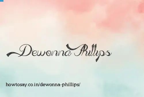 Dewonna Phillips