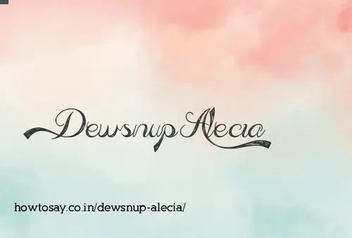 Dewsnup Alecia