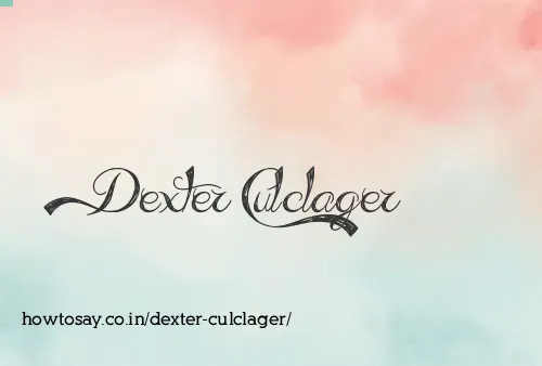 Dexter Culclager