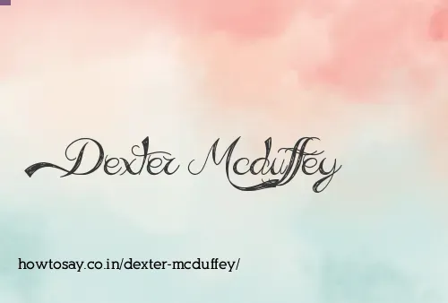 Dexter Mcduffey