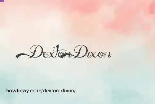 Dexton Dixon