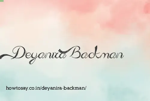Deyanira Backman
