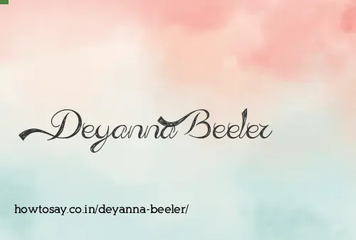 Deyanna Beeler