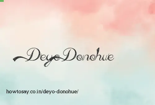 Deyo Donohue