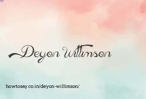 Deyon Willimson