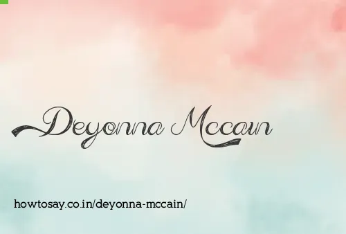 Deyonna Mccain