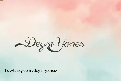 Deysi Yanes