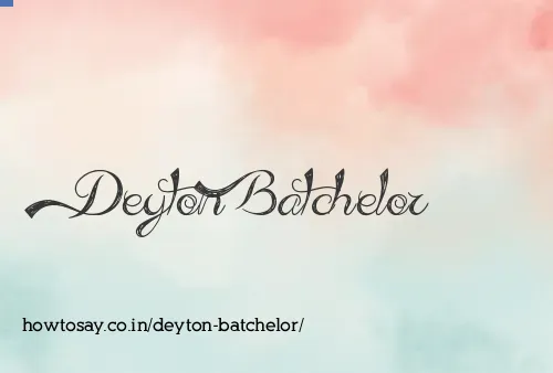 Deyton Batchelor