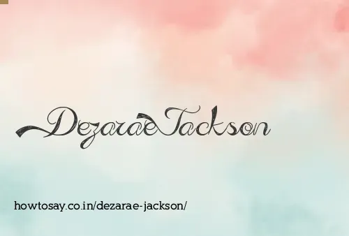 Dezarae Jackson