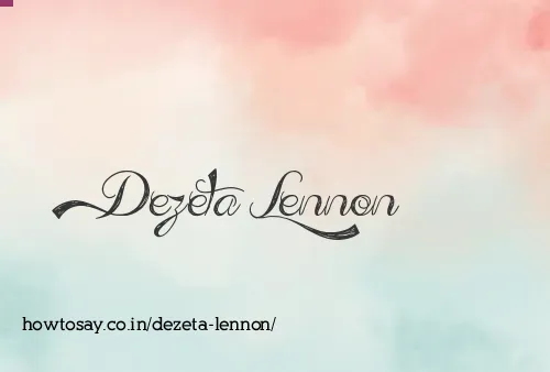 Dezeta Lennon