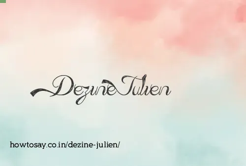 Dezine Julien