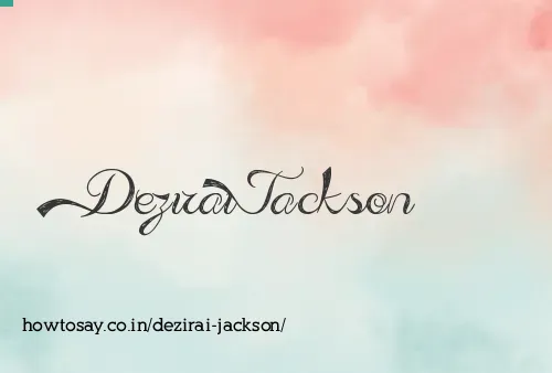 Dezirai Jackson