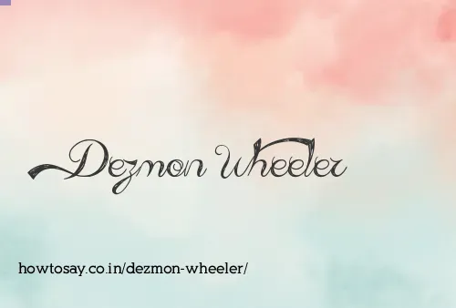 Dezmon Wheeler