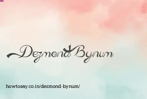 Dezmond Bynum
