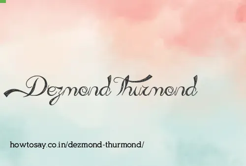 Dezmond Thurmond