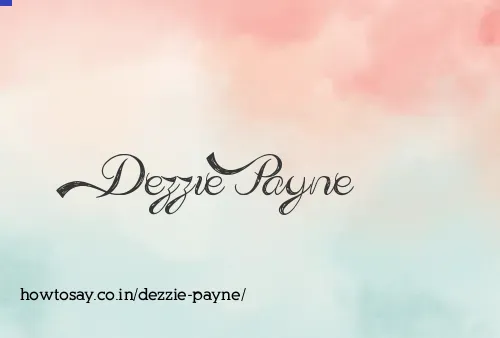 Dezzie Payne