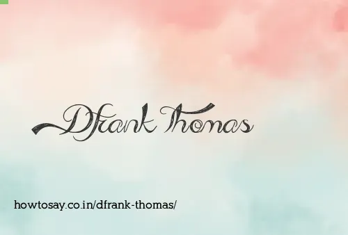 Dfrank Thomas