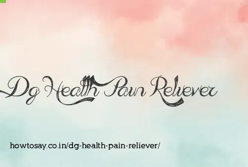 Dg Health Pain Reliever