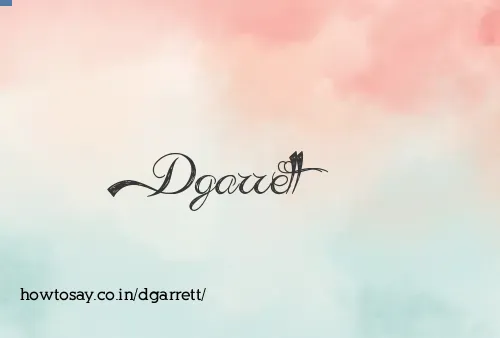 Dgarrett