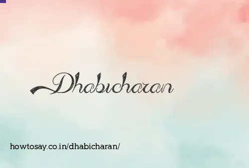 Dhabicharan