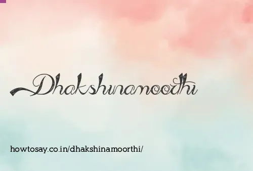 Dhakshinamoorthi