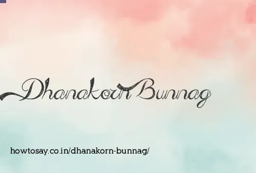 Dhanakorn Bunnag