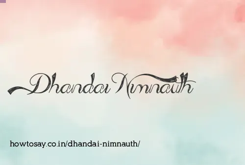 Dhandai Nimnauth