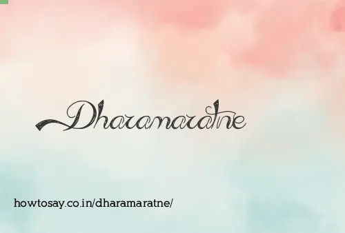 Dharamaratne