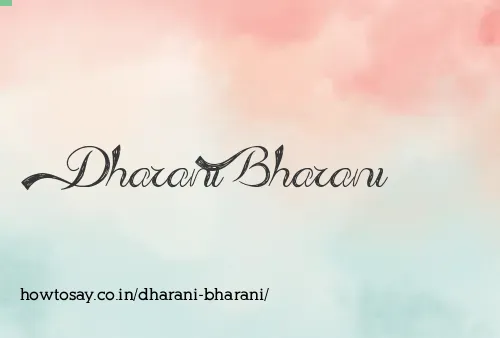 Dharani Bharani