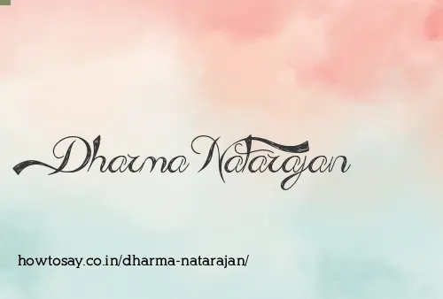Dharma Natarajan