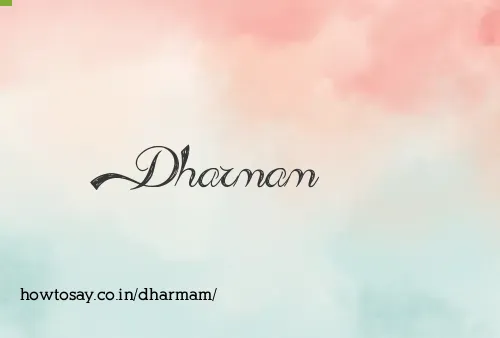 Dharmam