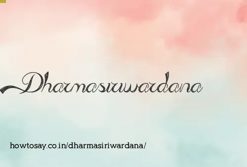 Dharmasiriwardana