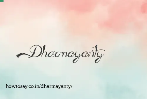 Dharmayanty