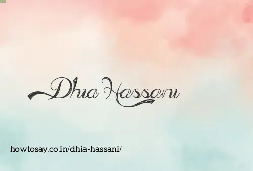 Dhia Hassani