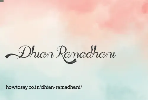 Dhian Ramadhani