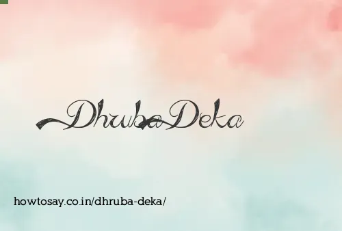 Dhruba Deka