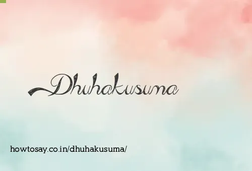 Dhuhakusuma