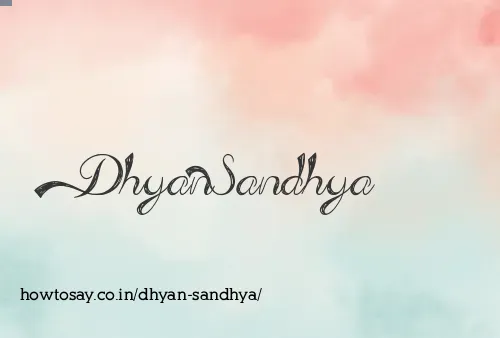 Dhyan Sandhya