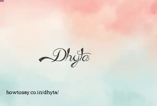 Dhyta