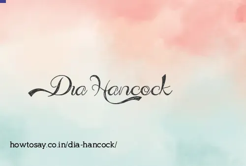 Dia Hancock