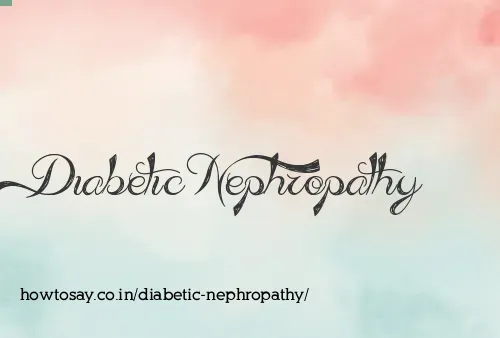 Diabetic Nephropathy